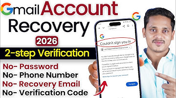 Gmail recovery without verification code | 2 step verification gmail forgot password hindi