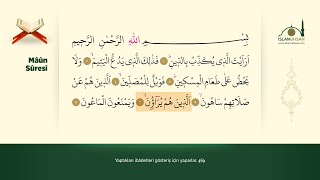 Maun Suresi 10 Tekrar Talim Ve Ezber Uygulaması - Ferruh Erel