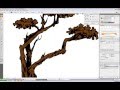 Vector Tree Free-Hand Speed Drawing - Illustrator