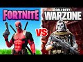 INSANE WARZONE vs FORTNITE KILLS CHALLENGE