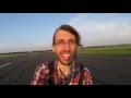 Das Tempelhofer Feld am Abend - einfach herrlich! einfache deutsche Ausdrücke lernen