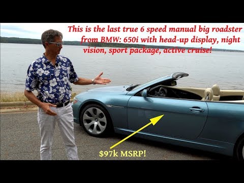 This is why a 2006-2010 BMW 650i is still the best choice for a convertible under $20k