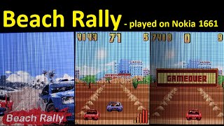 Beach Rally - played on a Nokia 1661