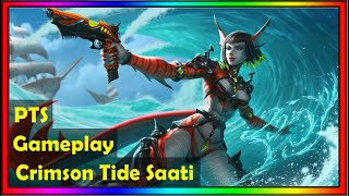 Paladins 4.7 Absolution PTS - Saati New Skin Crimson Tide Saati, Voice Gameplay