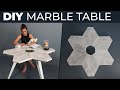 DIY Table made out of Marble Tile