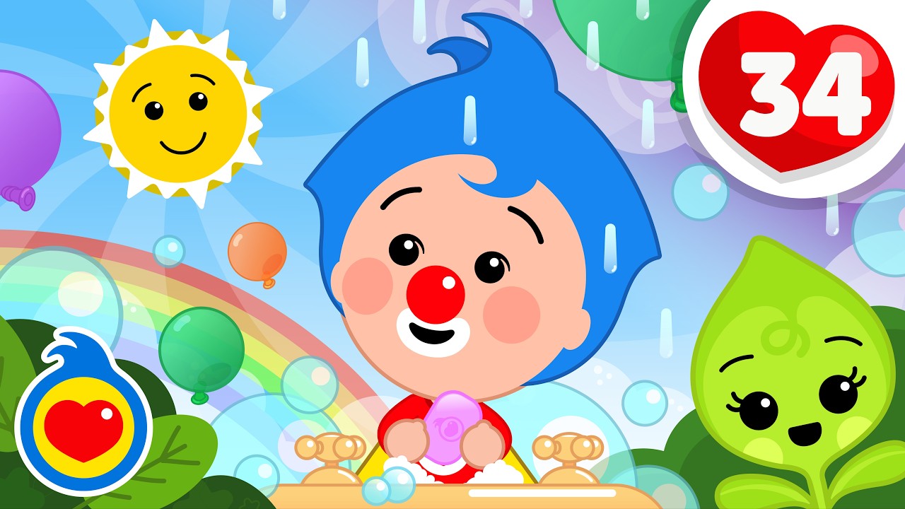 Играем весной с Плим Плим 🌸☀️🌧️ – Цветы, животные и природа 🌿🦋🐦 Плим Плим