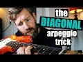 My approach to arpeggios | The 'diagonal' trick!