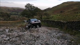 Lake District, 4x4, greenlaning - Breasthigh Road - before they send the diggers in.