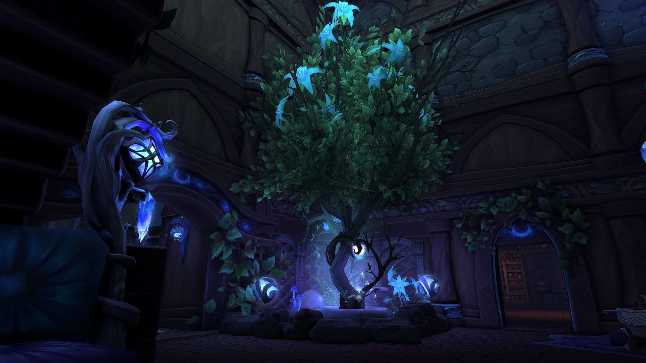 Nightelf themed wow house