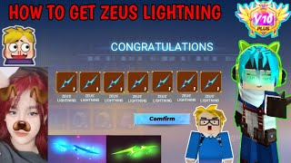 How to get 7× ZEUS LIGHTNING!!! Using Trade System Hack in Skyblock BlockmanGo