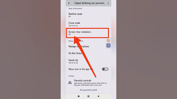 Screen time reminders কিভাবে চালু করবেন | how to turn on screen time reminders #shorts #viralshort