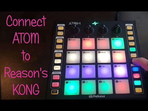 Connect Your Atom to Reason's Kong Drum Designer [Extra Steps in Notes Below]