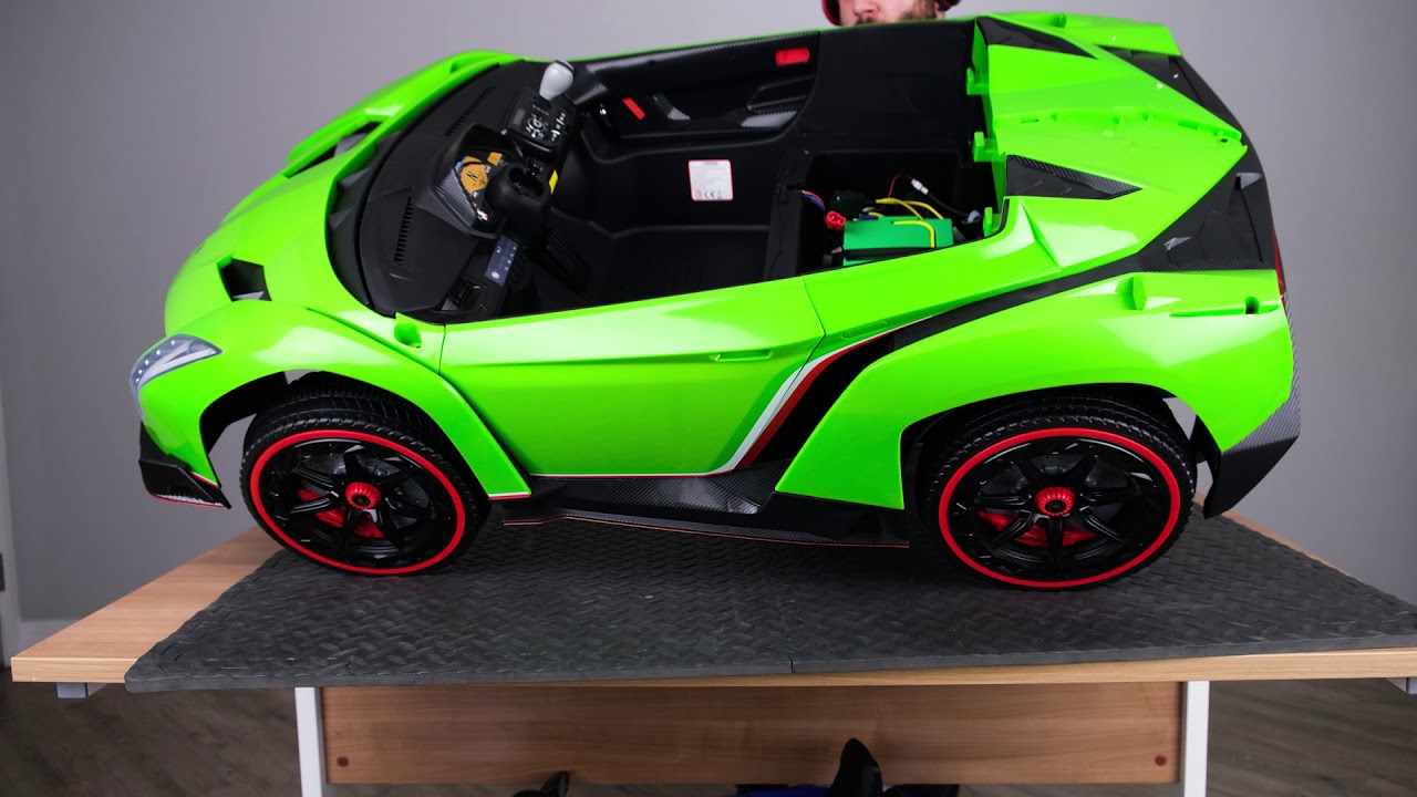 Lamborghini Veneno Licensed 24v Electric Kids Ride On Car Assembly Instructions