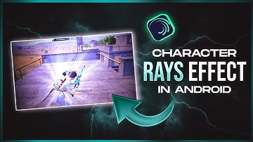 Character Rays Effect in Android || Alight Motion Tutorial