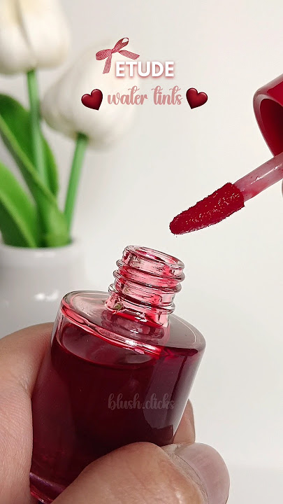 Etude Water tints - Cherry Ade🍒& Red Grapefruit Ade🍇Link in discription #kbeauty #fyp