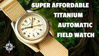 $97 Titanium Automatic Field Watch | Boderry Voyager