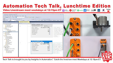 Adding IO-Link Devices to Logix via EtherNet/IP: Automation Tech Talk - Lunchtime Edition 09/12/25