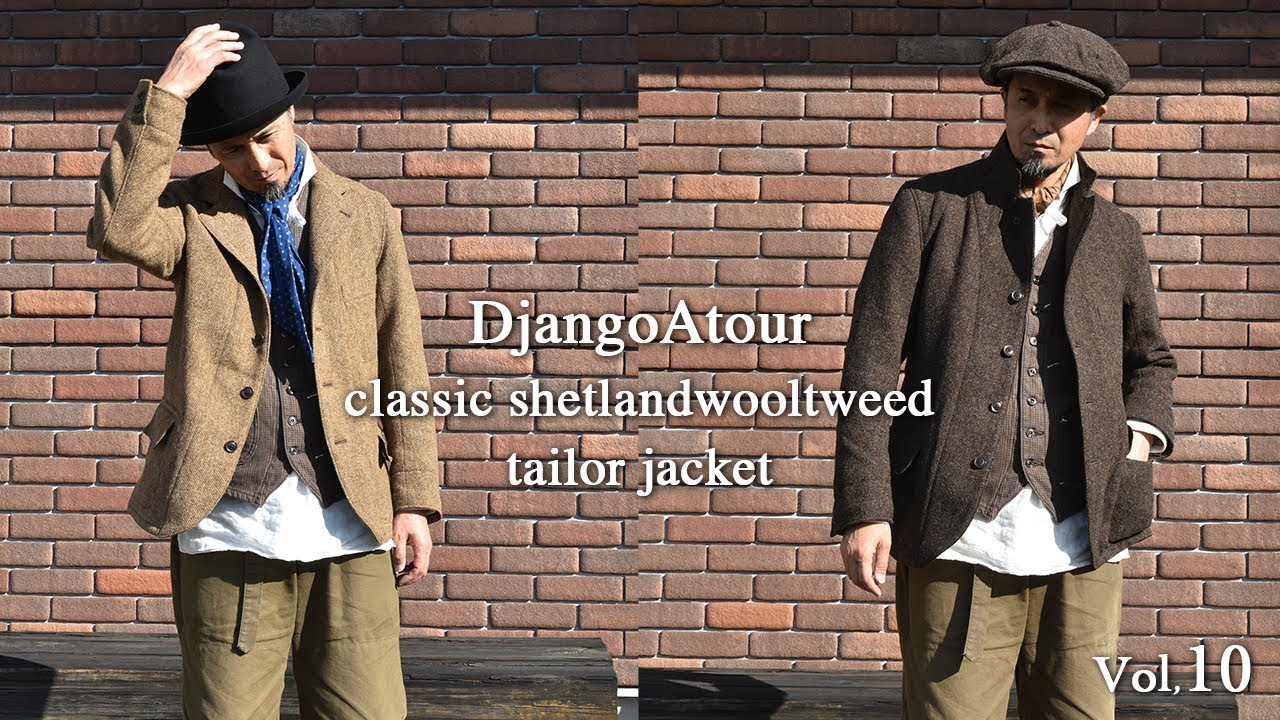 DjangoAtour “classic shetlandwooltweed tailor jacket” | MASUYA