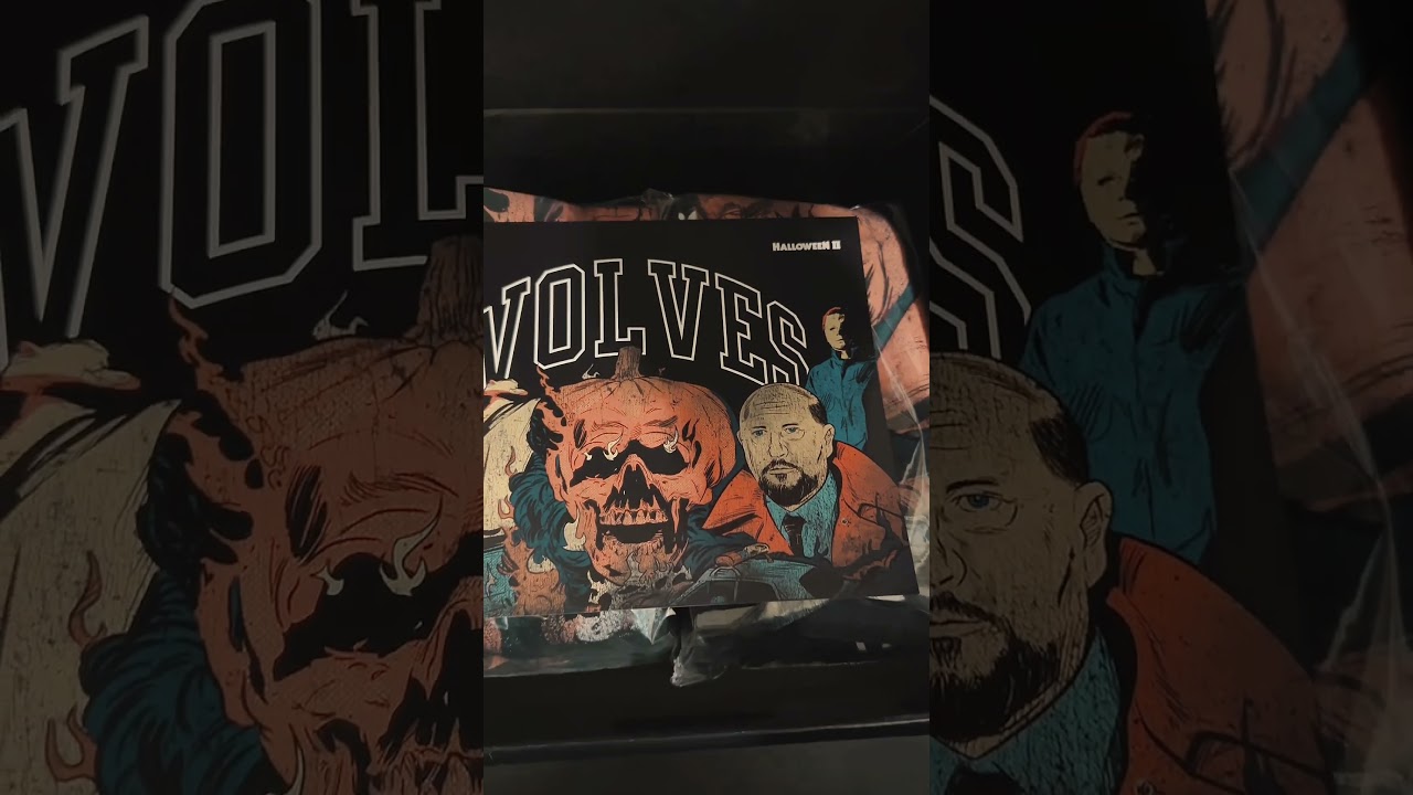 Darc Sport Halloween II collab. Side by side oversized shirts  