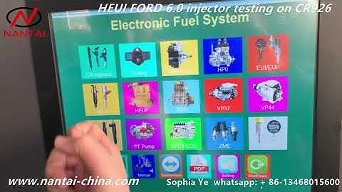 HEUI FORD 6 0 injector test/NANTAI CR926 crdi injector tester common rail diesel /inyector test bank