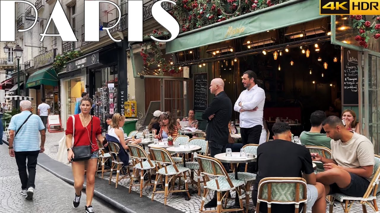 🇫🇷[PARIS 4K] WALK IN PARIS "CITY CENTER WALK" (4K 60 FPS VERSION) 21/JULY/2023