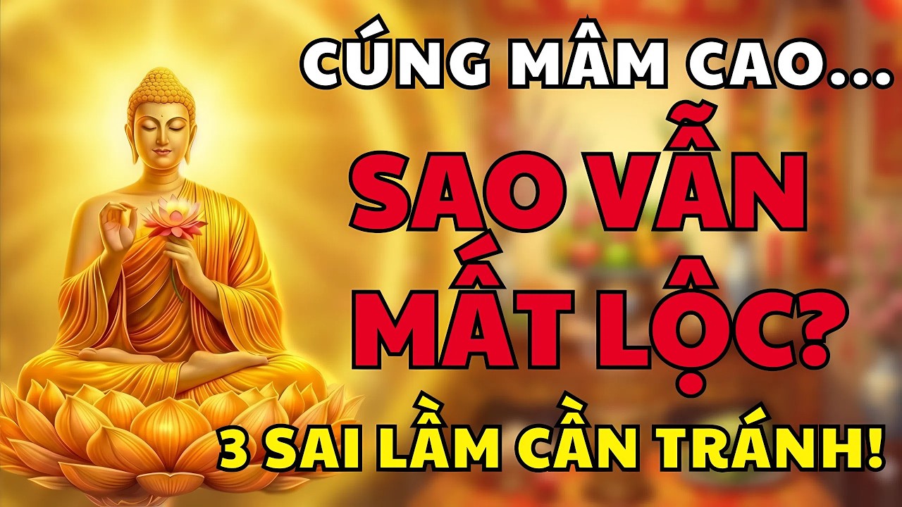 Tại sao Cúng Tết mâm cao vẫn MẤT LỘC? 3 Sai lầm cần tránh (Phải nghe!)