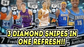 3 INSANE DIAMOND SNIPES IN ONE REFRESH! YOU WONT BELIEVE THIS! NBA 2K17 Top 5 Snipes of the Week