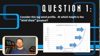 WINDPOWER    The Log Wind Profile, Q 1 R