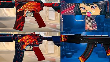 ЛУЧШИЕ КОМБИНАЦИИ С НОВЫМИ НАКЛЕЙКАМИ В CS 2 / КОМБИНАЦИЯ M4A4 ВОЙ