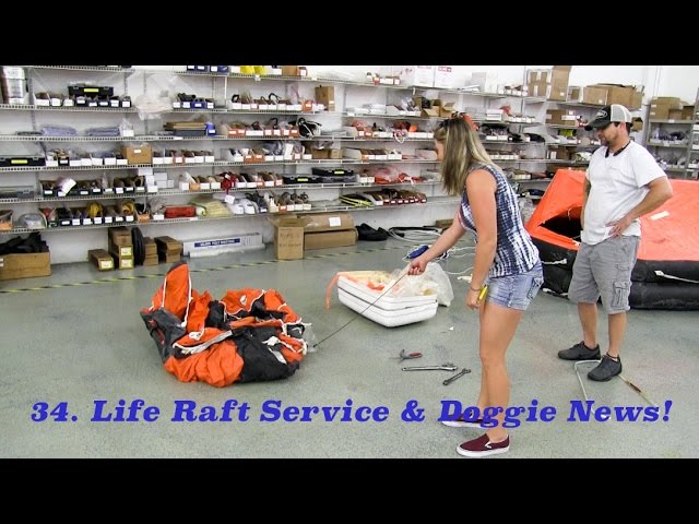 Blowing up our Life Raft! - Lazy Gecko VLOG 34