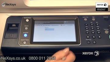 How to Release a Secure Print - Xerox 5300 Series