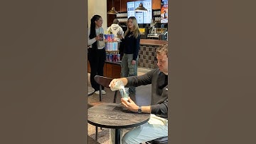 How I Turned MILK Into COFFEE! 🤯☕️ #shorts #magic #coffee #starbucks