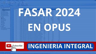 FASAR 2024 EN OPUS 22 y 24