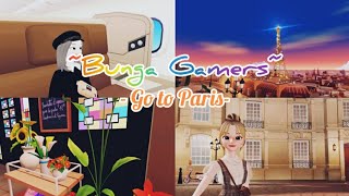 a day in my life (travel vlog) || Go to Paris (zepeto version) || by bunga gamers