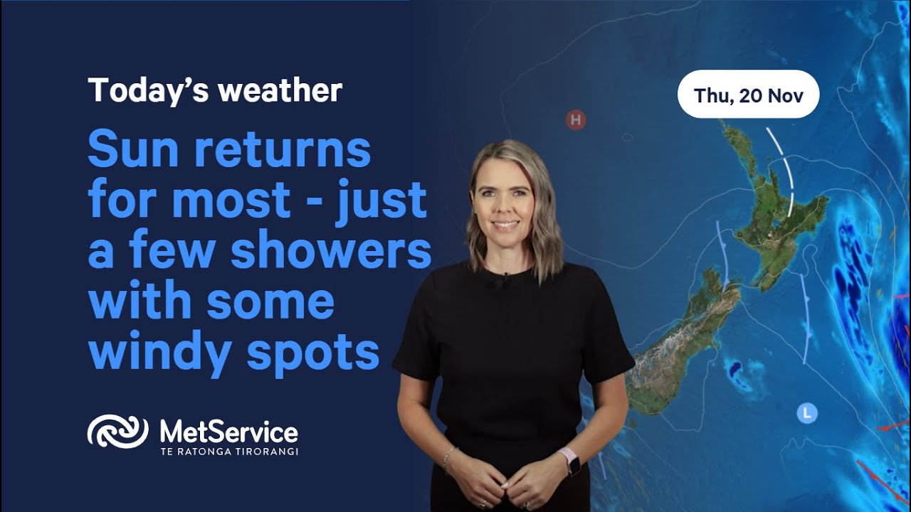 NZ Weather Forecast - Thursday 20 November 2025 - YouTube