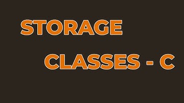 Storage Classes in c| C Tutorial | UGC NET Computer science