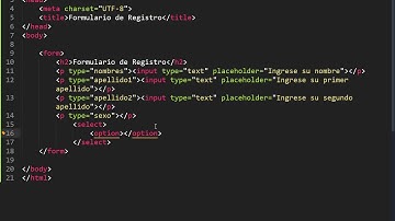 VIDEO #1 | COMO HACER UN FORMULARIO DE REGISTRO CON HTML Y CSS