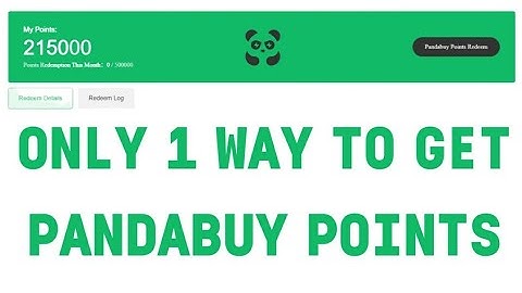 How to get Pandabuy Points? (Only 1 way)