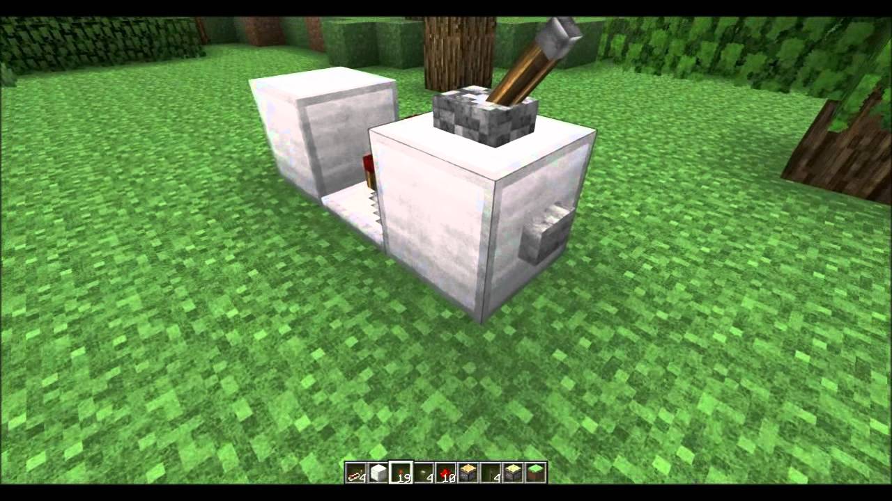 [Tutoriel Redstone] Convertir un courant continu en impulsion rapide