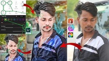 Lightroom photo editing and Snapseed and PicsArt and AutodesSketchbook or toolwiz photo editing 👌👍👌