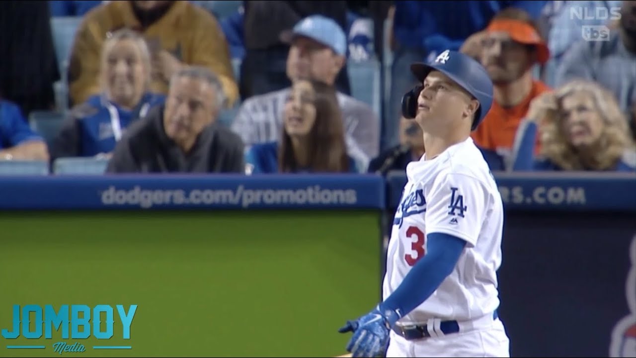 Joc Pederson hits a home run vs Hunter Strickland in Game 1 of the NLDS, a breakdown