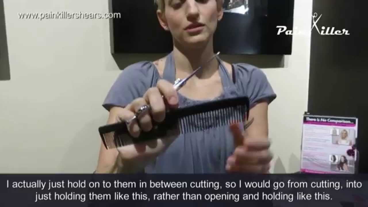 Hairstylist's wrist saved by Painkiller Shears prevent carpal tunnel