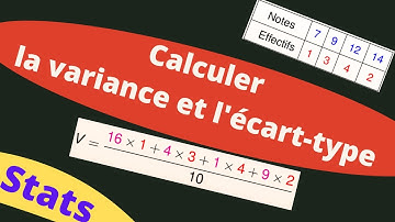 Calculer la variance et l