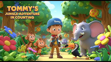 Tommy’s Jungle Adventure in Counting | 3D Learning Numbers for Kids | Animagic Studio