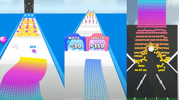 Canvas Run 🍡 - Gameplay Levels 1-3 (iOS,Android)