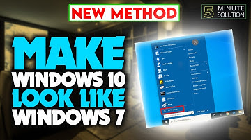 How to make Windows 10 look like Windows 7 (2024)