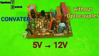 5volt to 12volt convert mobile charger adaptor. [No Optocoupler]