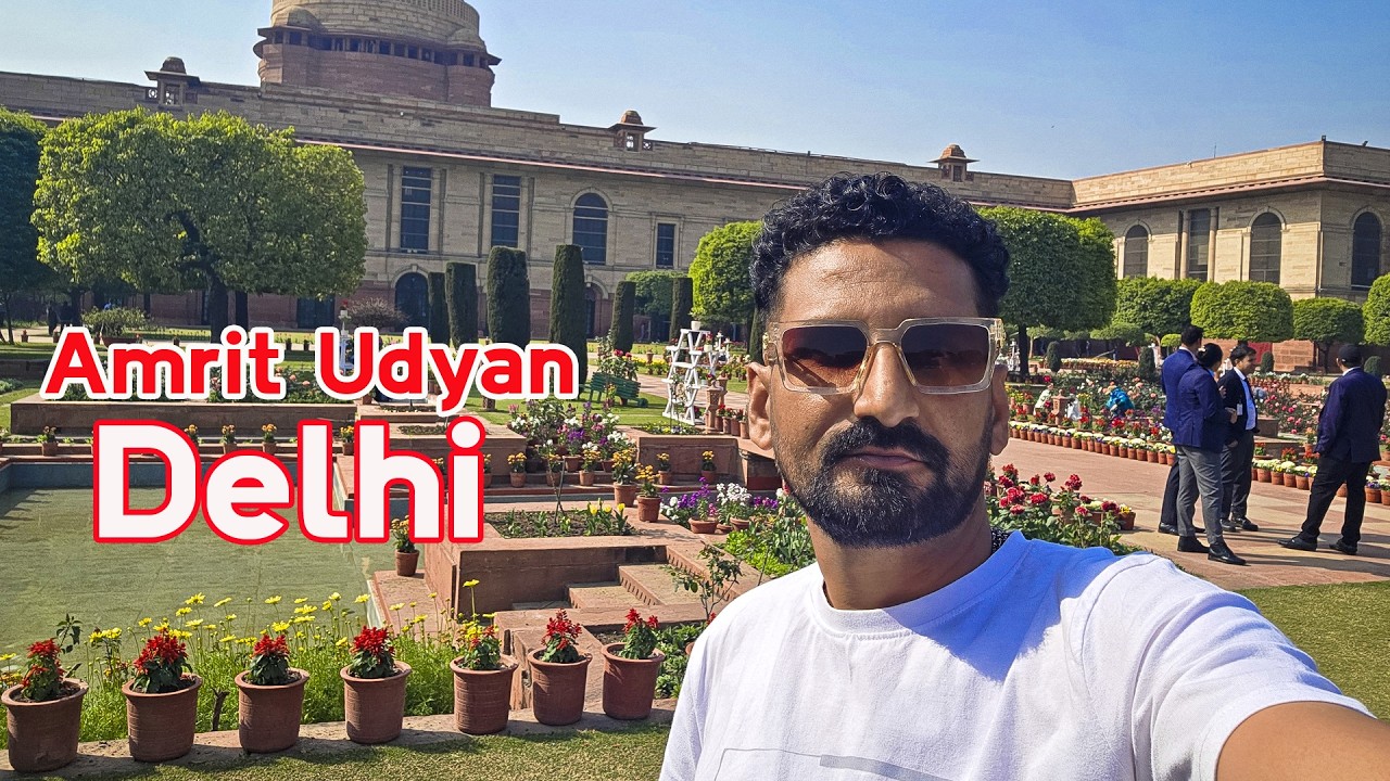 Исследуя рай! Амрит Удьян Раштрапати Бхаван Тур 2026 (Сад Великих Моголов) 🇮🇳 