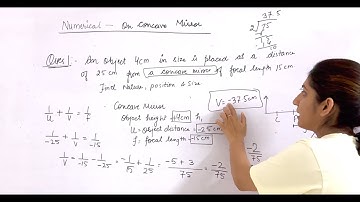 Class 10 Physics Mirror Formula Numerical | Concave Mirror Numerical | Convex Mirror Numerical