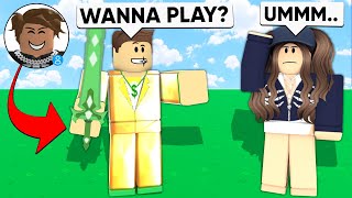 I Pretended to Be A RICH GUY, So I Could Test My GIRLFRIEND.. (Roblox Bedwars)